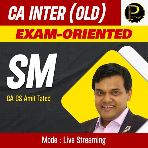 Picture of CA INTER SM EXAM-ORIENTED NEW BATCH BY CA AMIT TATED