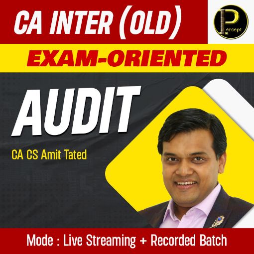 Picture of CA INTER AUDIT EXAM-ORIENTED NEW BATCH BY CA AMIT TATED