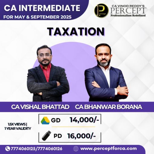 Picture of Taxation -  by CA Vishal Bhattad , CA  Bhanwar Borana