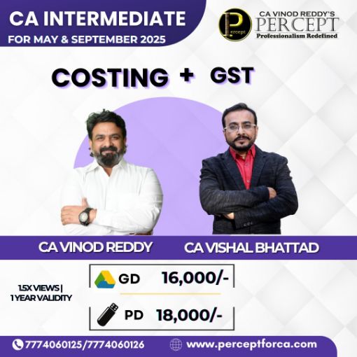 Picture of Cost & Management Accounting + GST by CA Vinod Reddy ,CA Vishal Bhattad