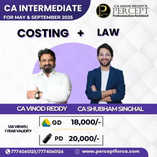 Picture of Cost & Management Accounting + Laws by CA Vinod Reddy , CA Shubham Singhal