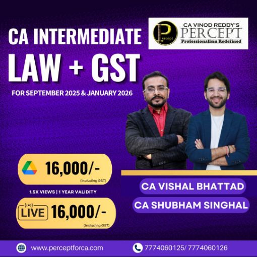 Picture of CA Inter Law + GST By CA Shubham Singhal , CA Vishal Bhattad