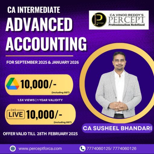 Picture of CA Inter Advanced Accounting by CA Susheel Bhandari