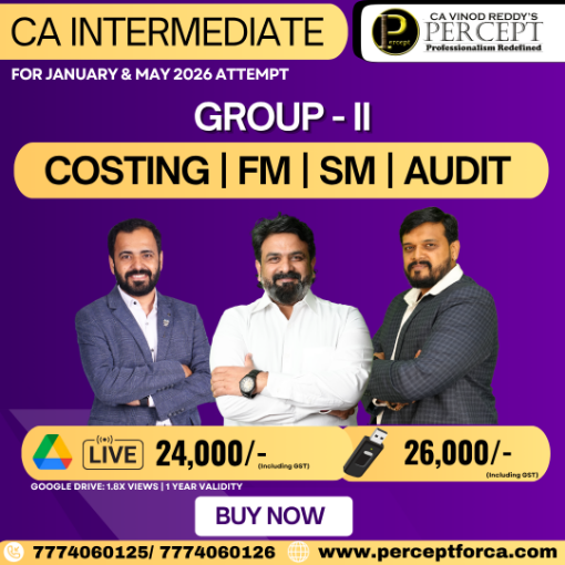 Picture of CA INTER GROUP 2 COMBO FOR JANUARY & MAY 2026
