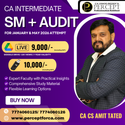 Picture of CA INTER SM + AUDIT FOR JANUARY & MAY 2026