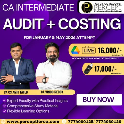 Picture of CA INTER AUDIT + COSTING  FOR JANUARY & MAY 2026