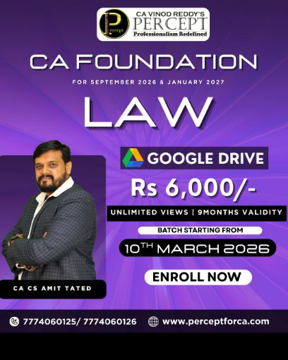 Picture of  CA Foundation Law For Sep 26 & Jan 27 By CA Amit Tated