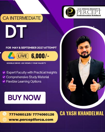 Picture of CA Inter Direct Tax By CA Yash Khandelwal for Jan, May & Sept 27