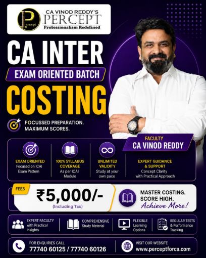 Picture of CA INTERMEDIATE  COSTING  EOB FOR SEP 26