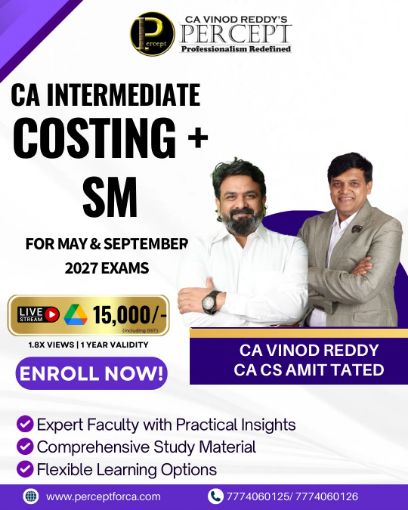 Picture of CA INTER SM + COSTING  FOR MAY 2027, SEPTEMBER 2027